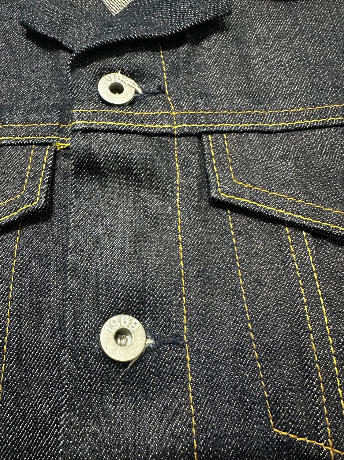 Gap 1969 50주년 기념 셀비지 트러커 자켓 웨스턴 데님셋업 상품이미지5