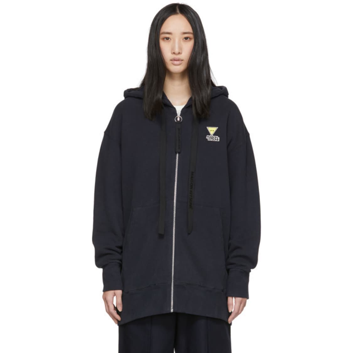 메종키츠네 후드집업 블랙 S 상품이미지1