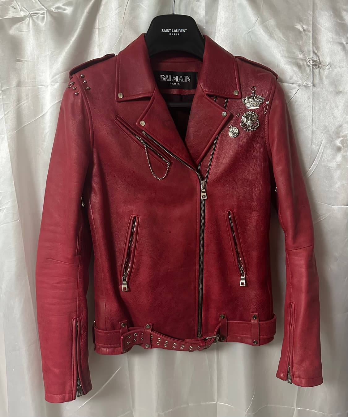 발망 SS11 세이프티핀 레더 자켓 상품이미지1