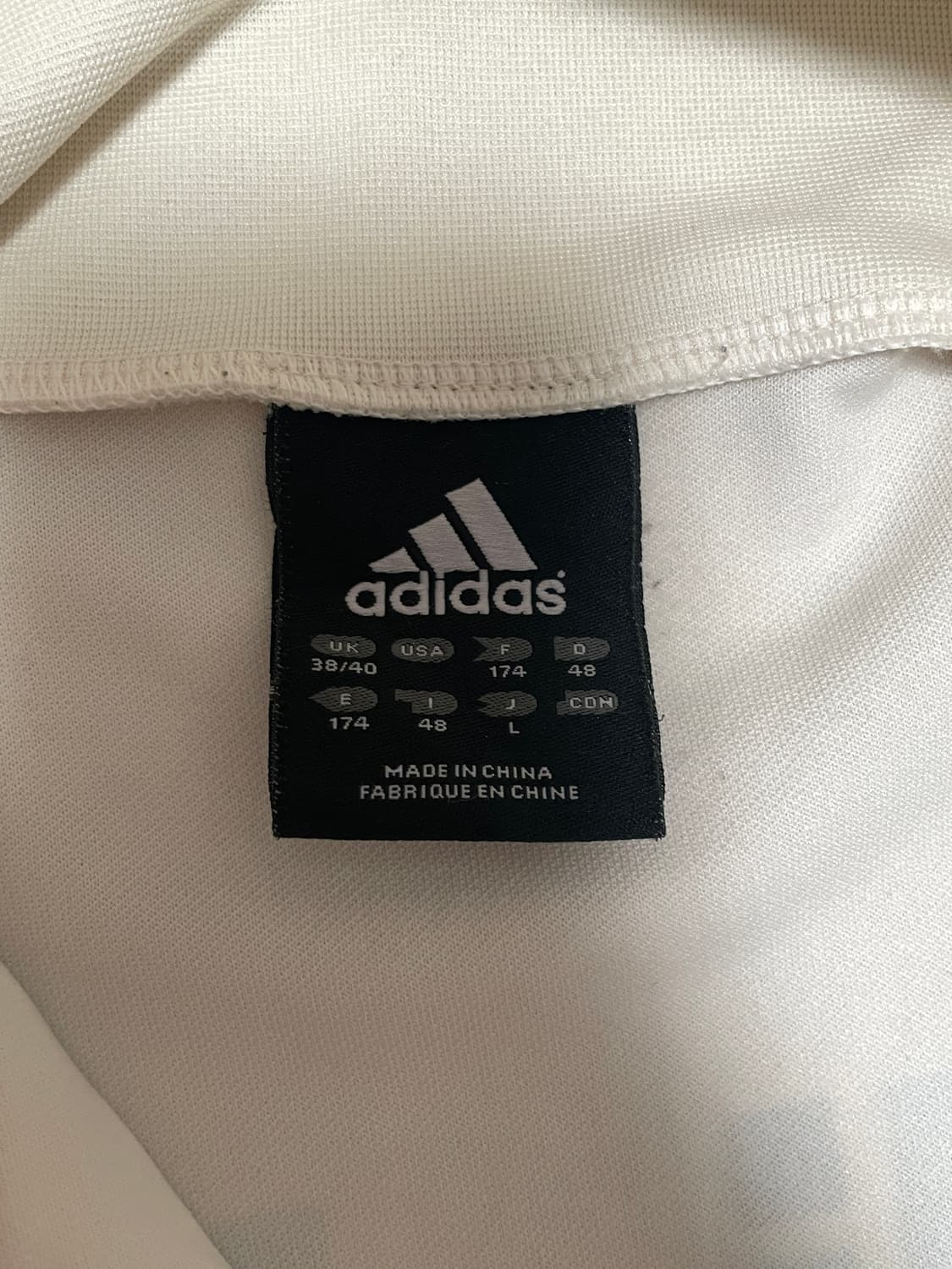 아디다스 아이보리 삼선 져지 상품이미지3