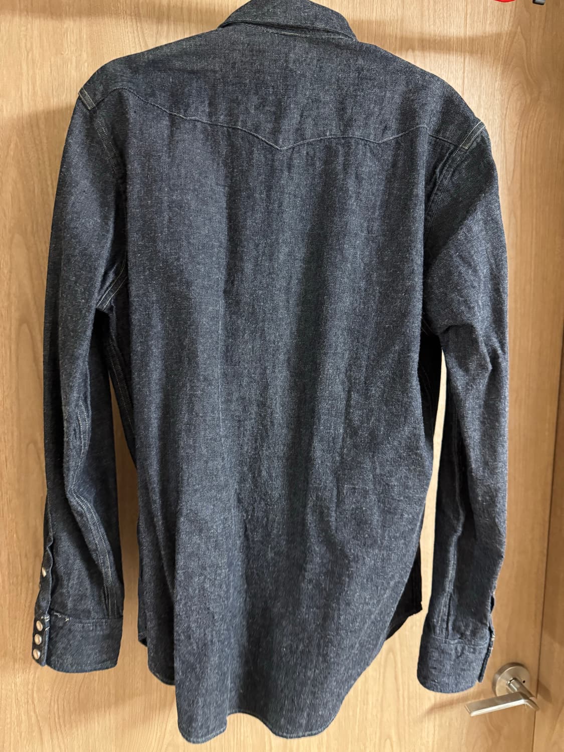 더블알엘(RRL) 슬림핏 데님 웨스턴 셔츠 M사이즈 상품이미지4