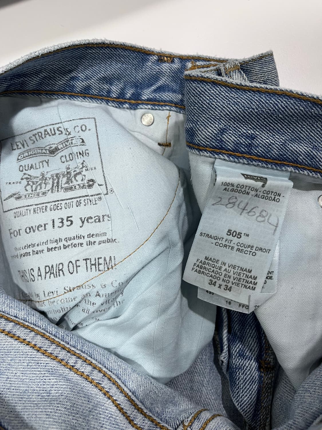 리바이스 505 스트레이트 상품이미지3