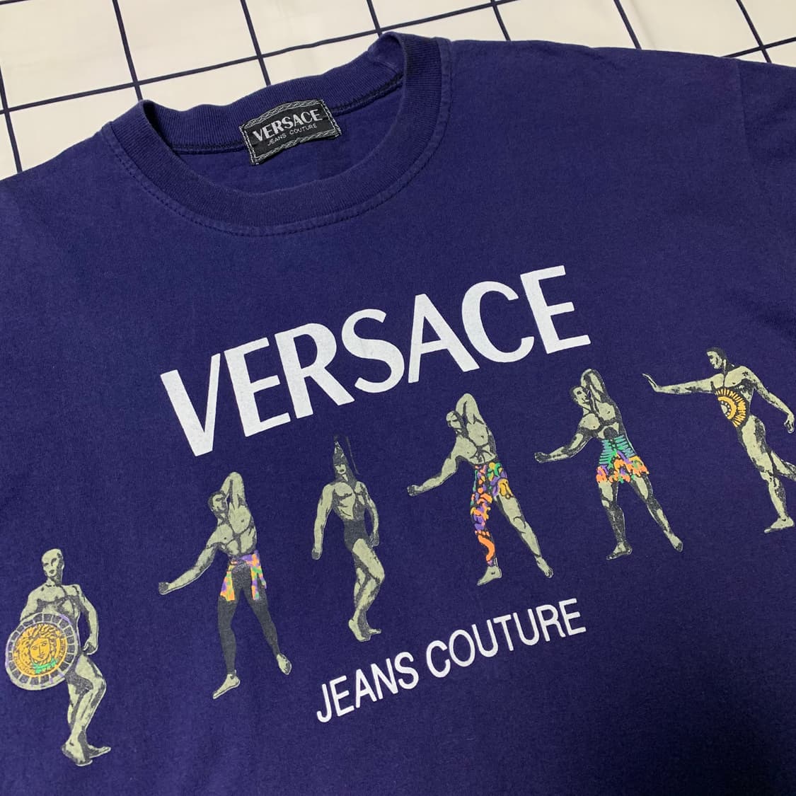 베르사체 빅로고 반팔(정품) 상품이미지4