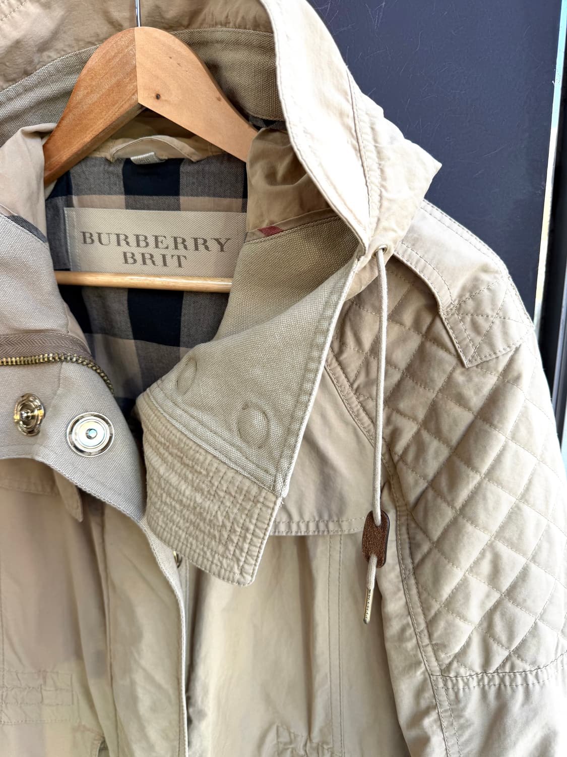 UK6/ 버버리 유틸리티 견장 트렌치 코트자켓 상품이미지5