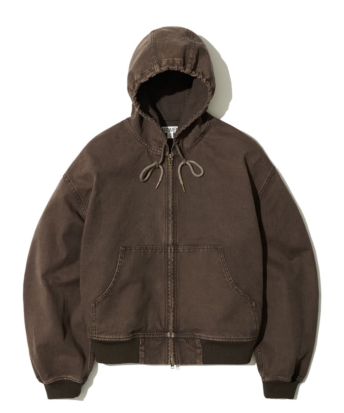 파르티멘토 VTG 워크 후드 집업 브라운 L 상품이미지2