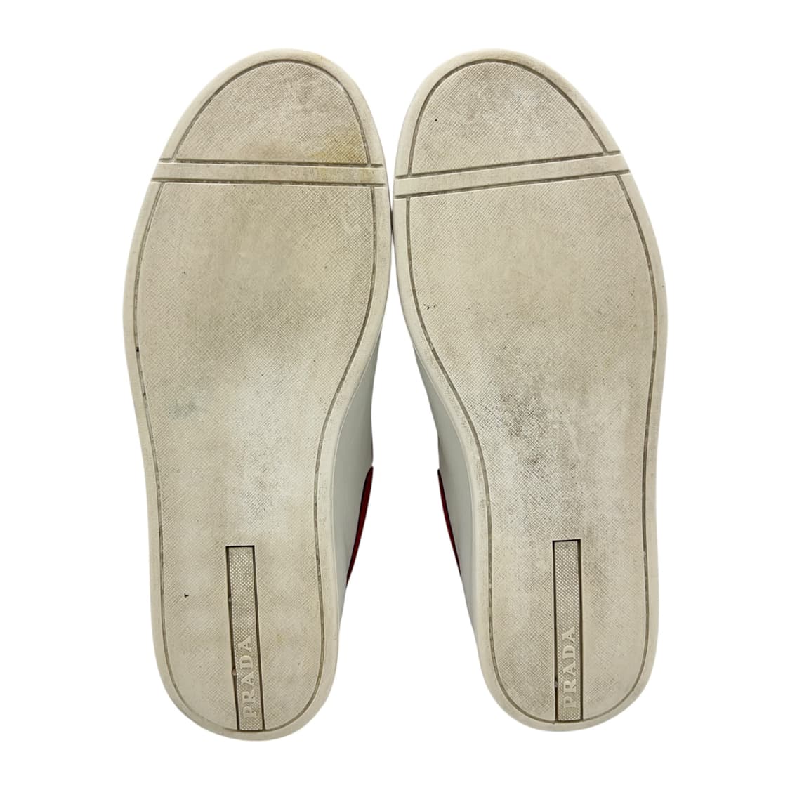 280 프라다 스니커즈 화이트 레드탭 (UK9) 상품이미지6