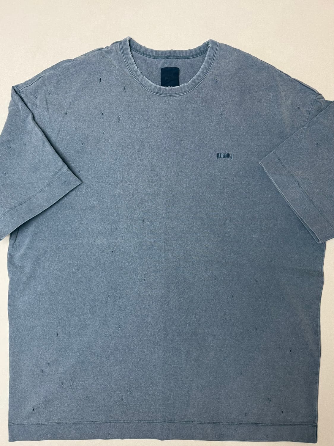 juun.j 준지 데미지워싱 반팔티 상품이미지1