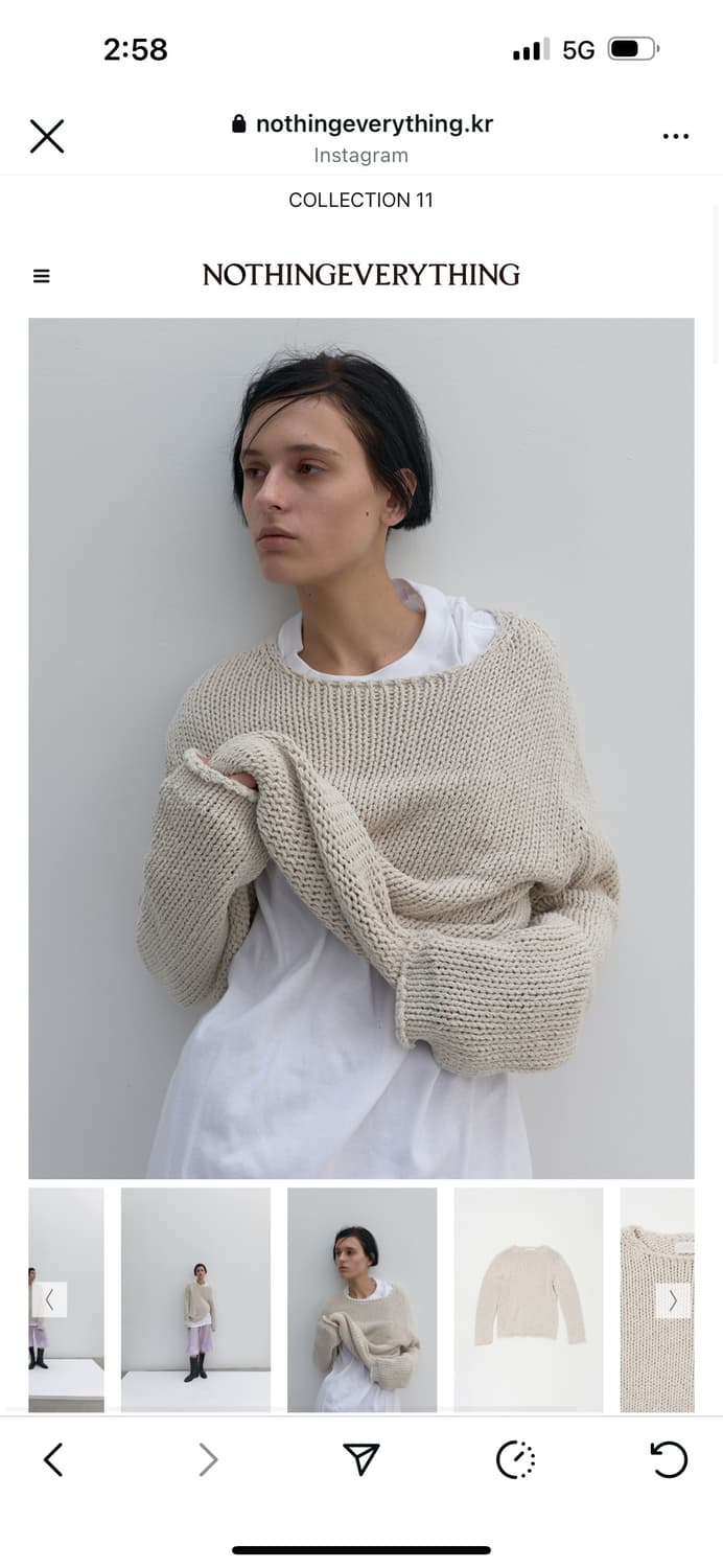 낫띵에브리띵 니트 구해요 ㅠ 상품이미지2