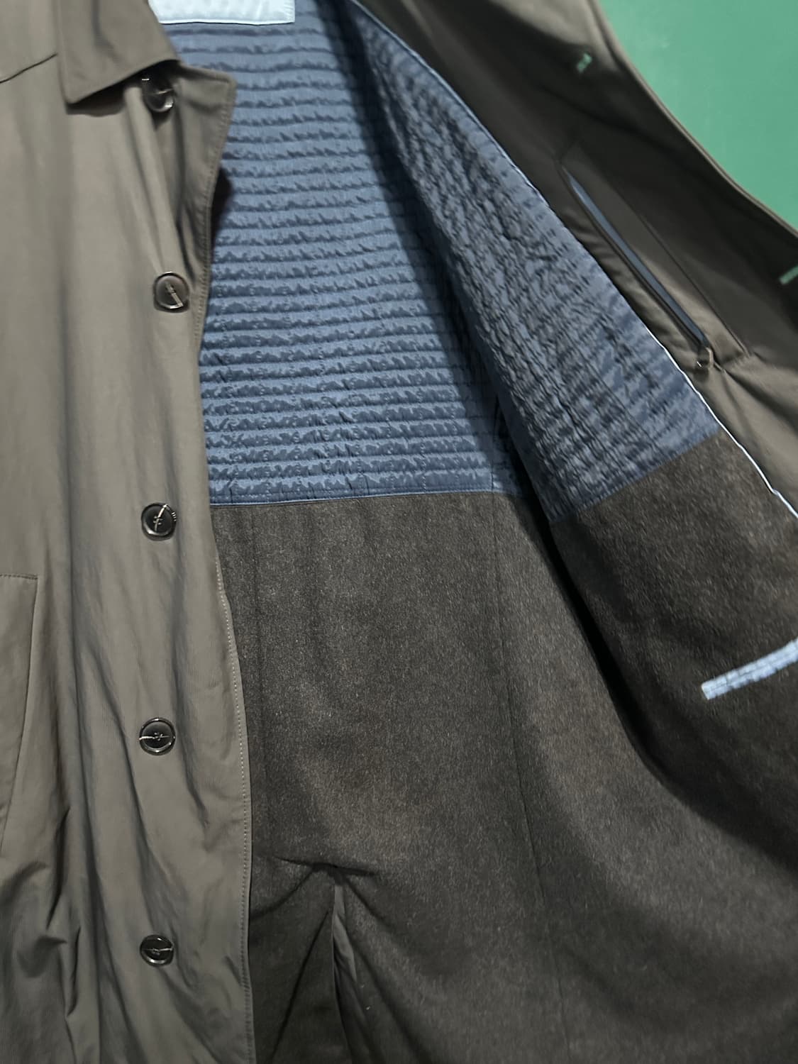 보스 트렌치코트 다크그레이100 상품이미지4