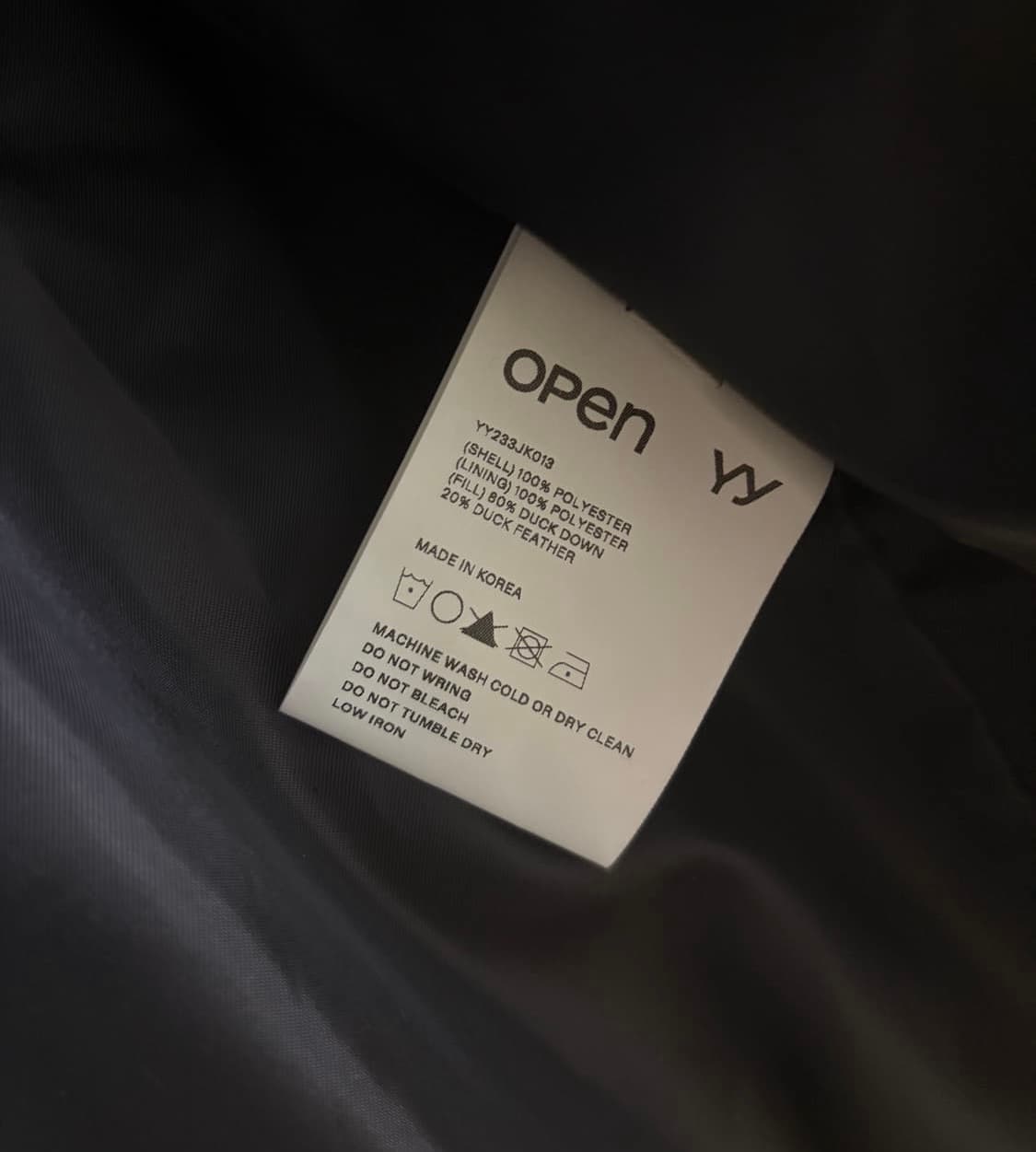 Open yy 블랭킷 패딩  상품이미지3