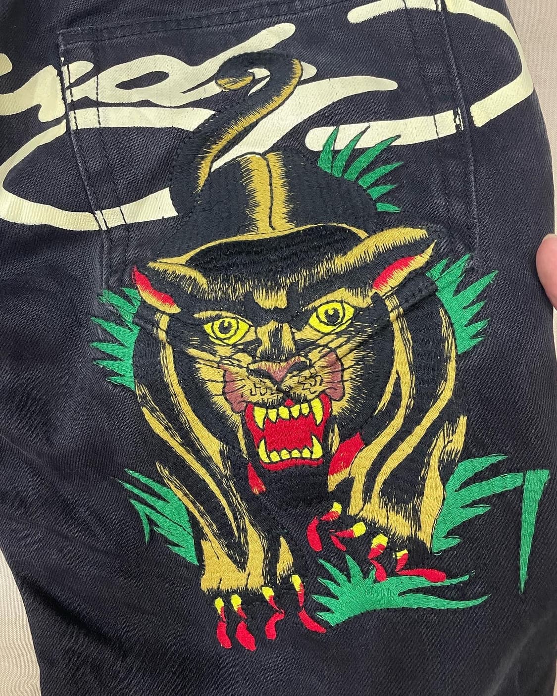 에드하디 by. 크리스챤 오드기어 올드스쿨 코튼 팬츠 상품이미지5