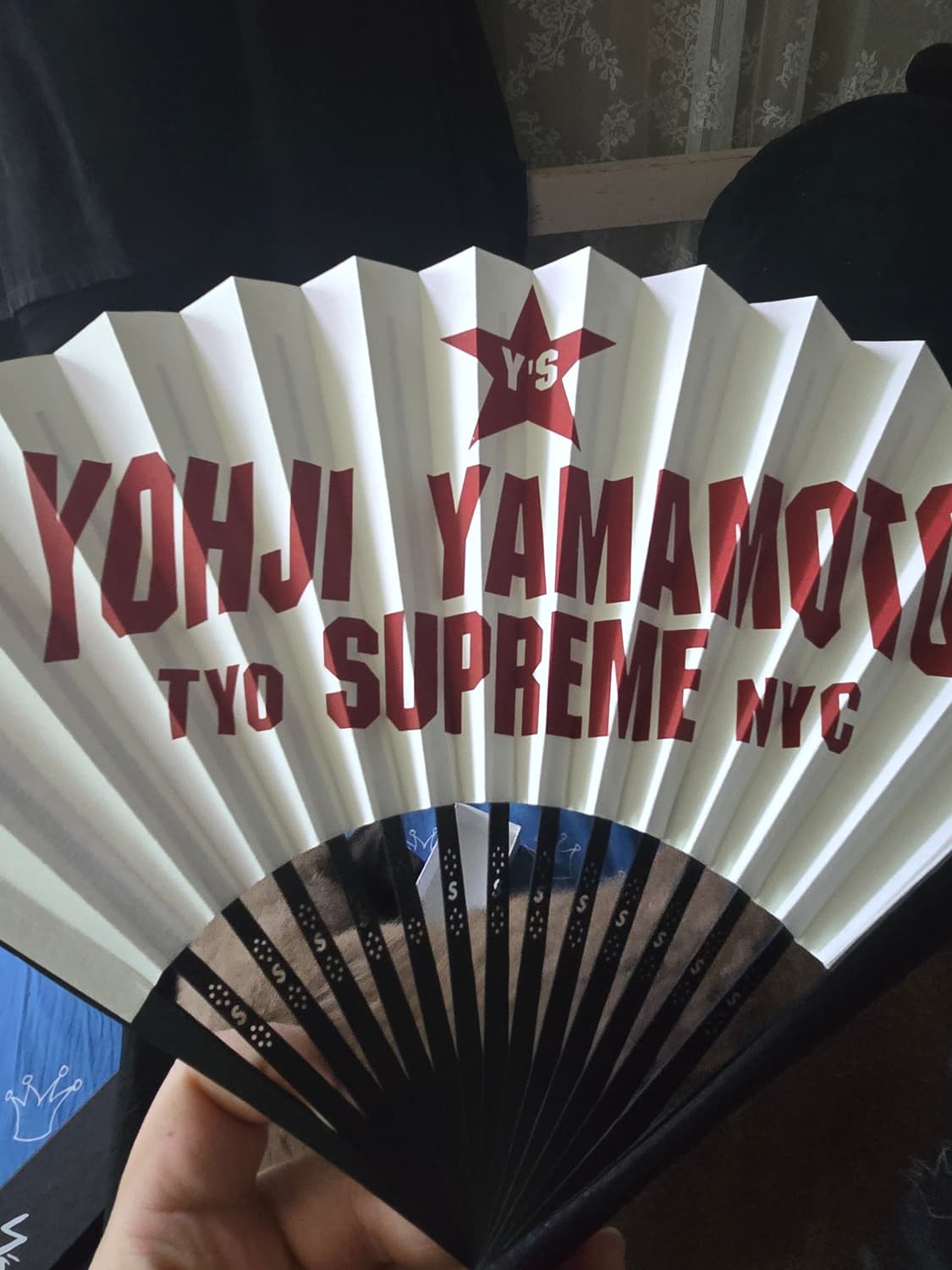 슈프림 요지야마모토 부채 상품이미지1
