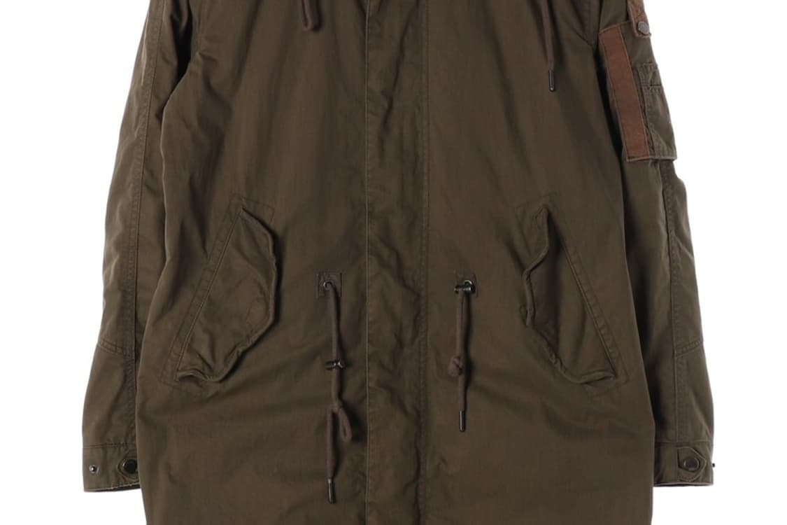 버커루 빈티지 밀리터리 롱 야상 점퍼 M 상품이미지5