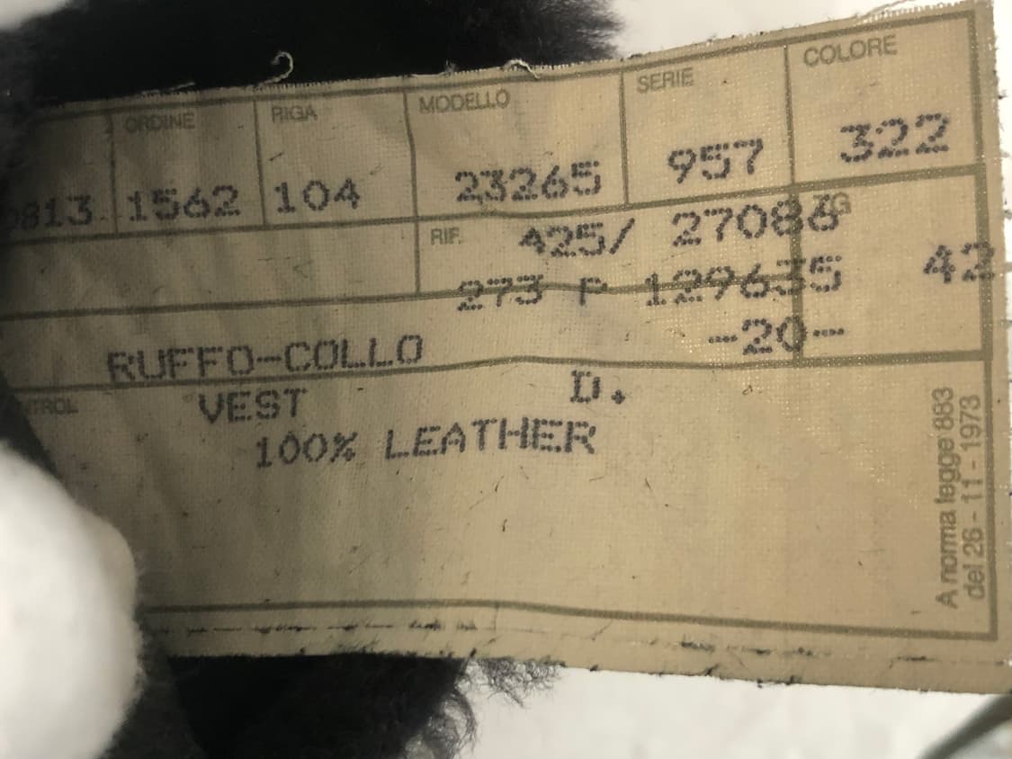 RUFFO(루포) 쉐어링(무스탕) 베스트 자켓 상품이미지9