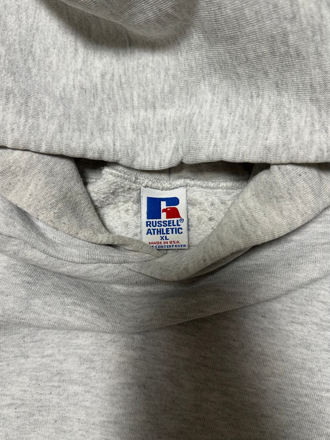 90s 빈티지 러셀 후드 그레이 XL 상품이미지8