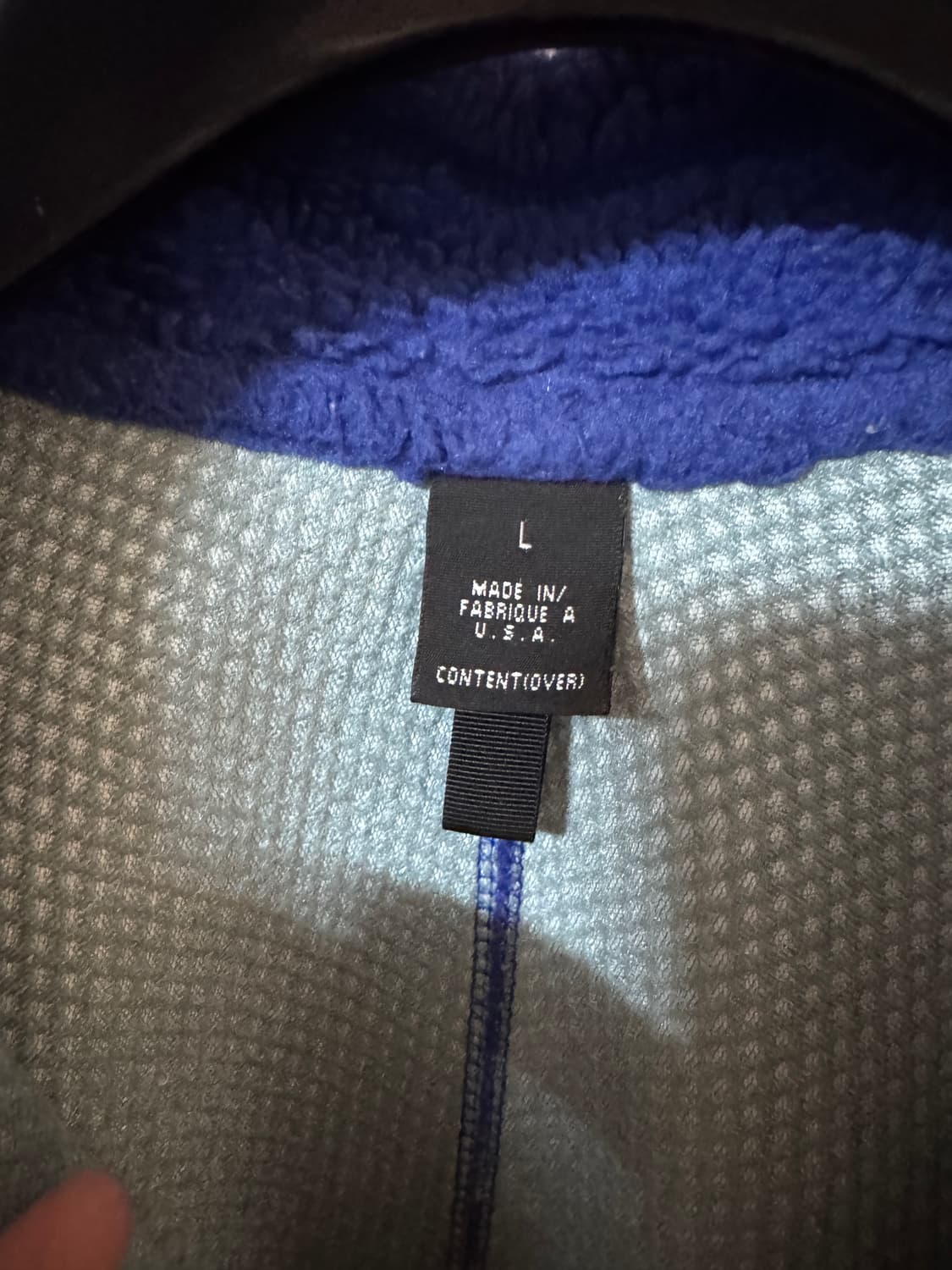 파타고니아 딥파일 블루 L 상품이미지2