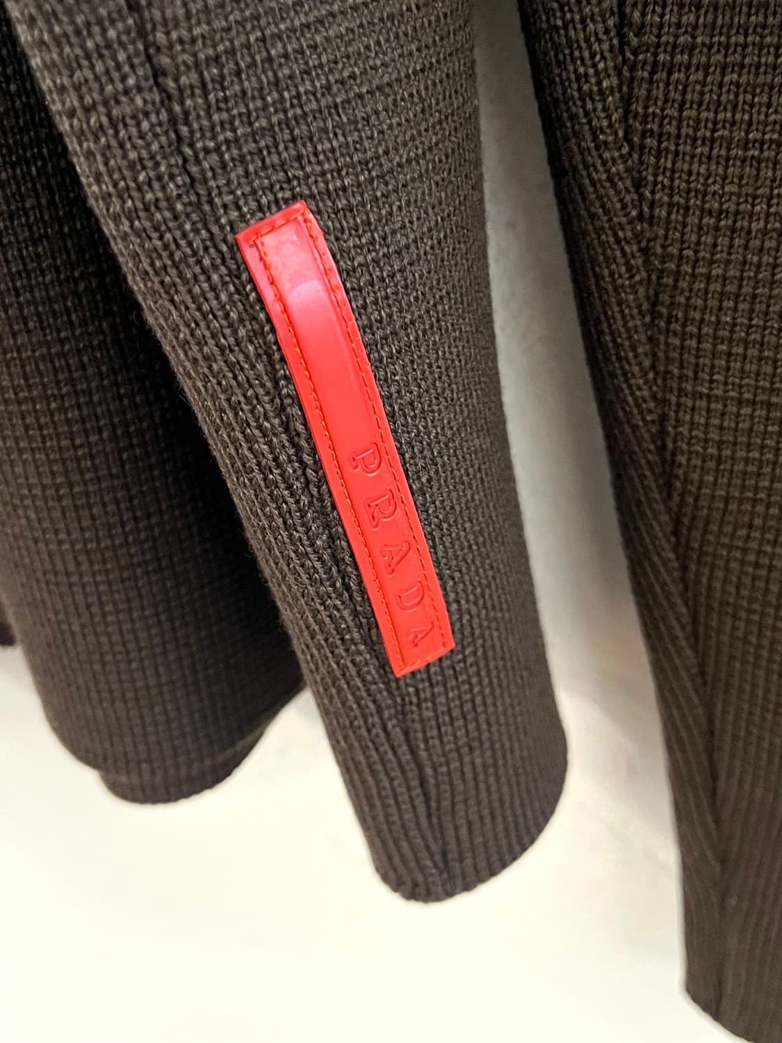 프라다 스포츠 2005 아카이브 울 니트 집업 자켓 상품이미지10