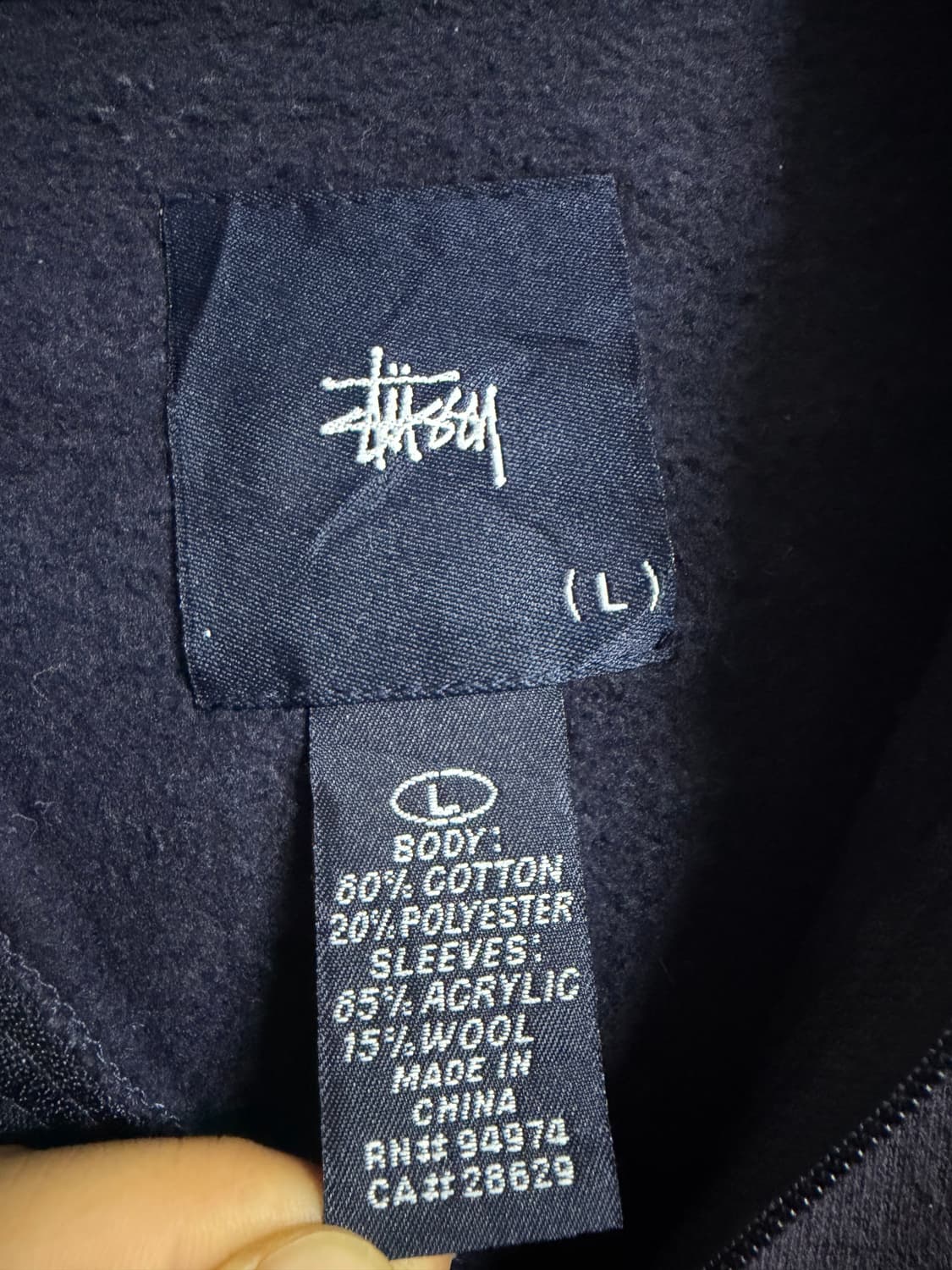 스투시 니트 슬리브 후드 집업 상품이미지3