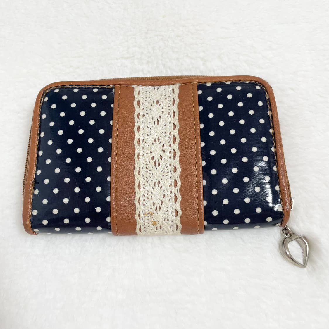 라떼갸루 도트 리본 빈티지 지갑 헤이세이 땡땡이지갑 빈티지지갑 상품이미지4