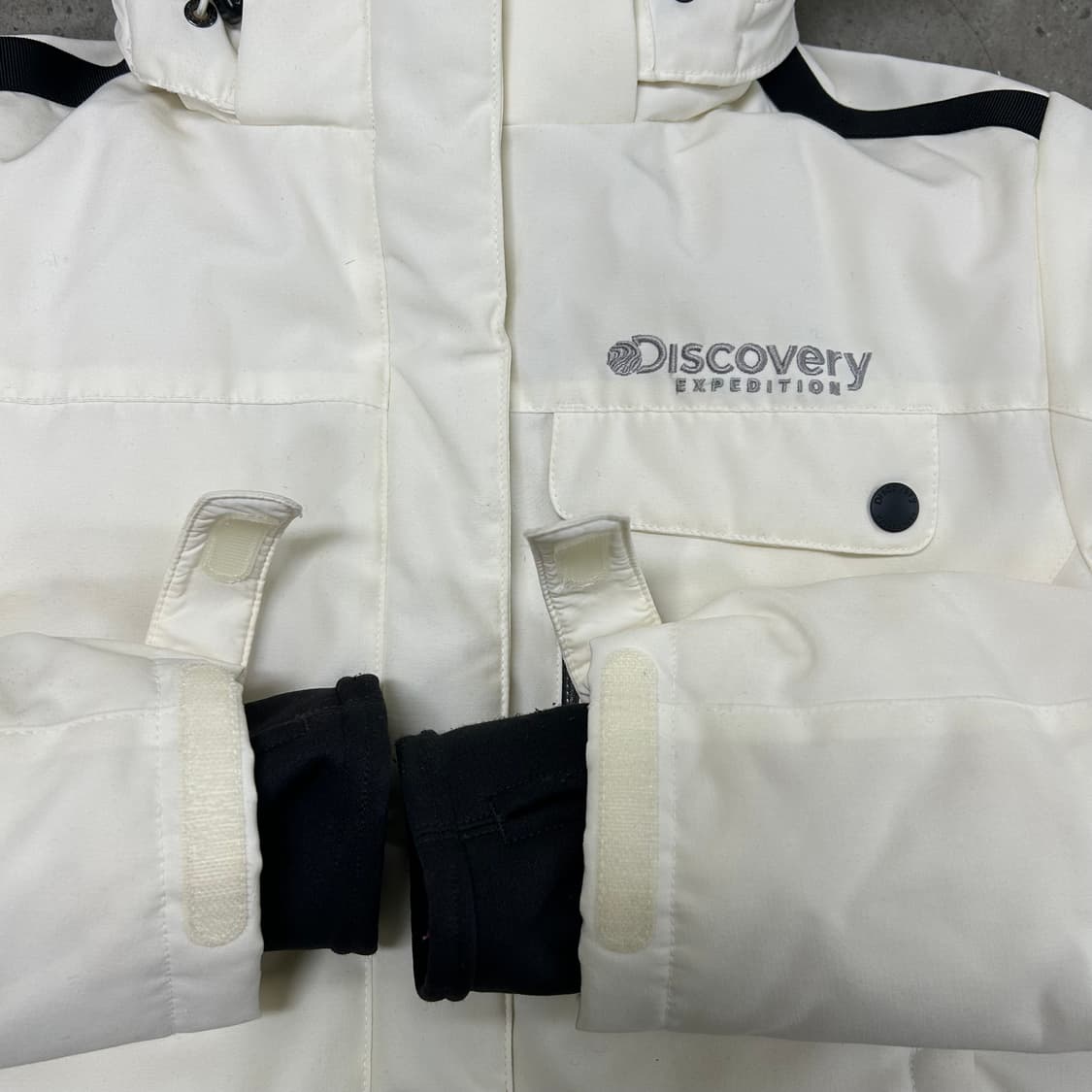 디스커버리 화이트 패딩[1434] 상품이미지5