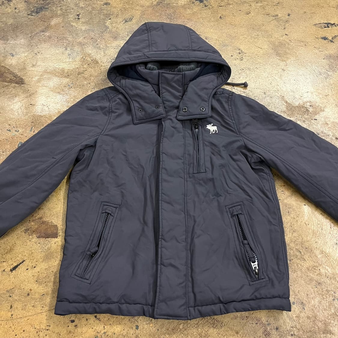 아베크롬비 그레이 패딩 점퍼  상품이미지3