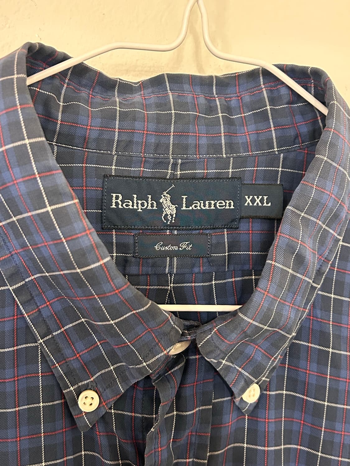 랄프로렌 체크 남방 XXL 상품이미지3