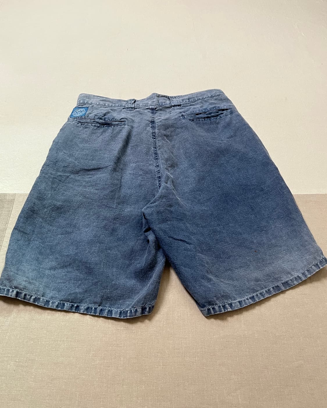 포터클래식 인디고 린넨 쇼츠 porter classic 반바지 상품이미지5