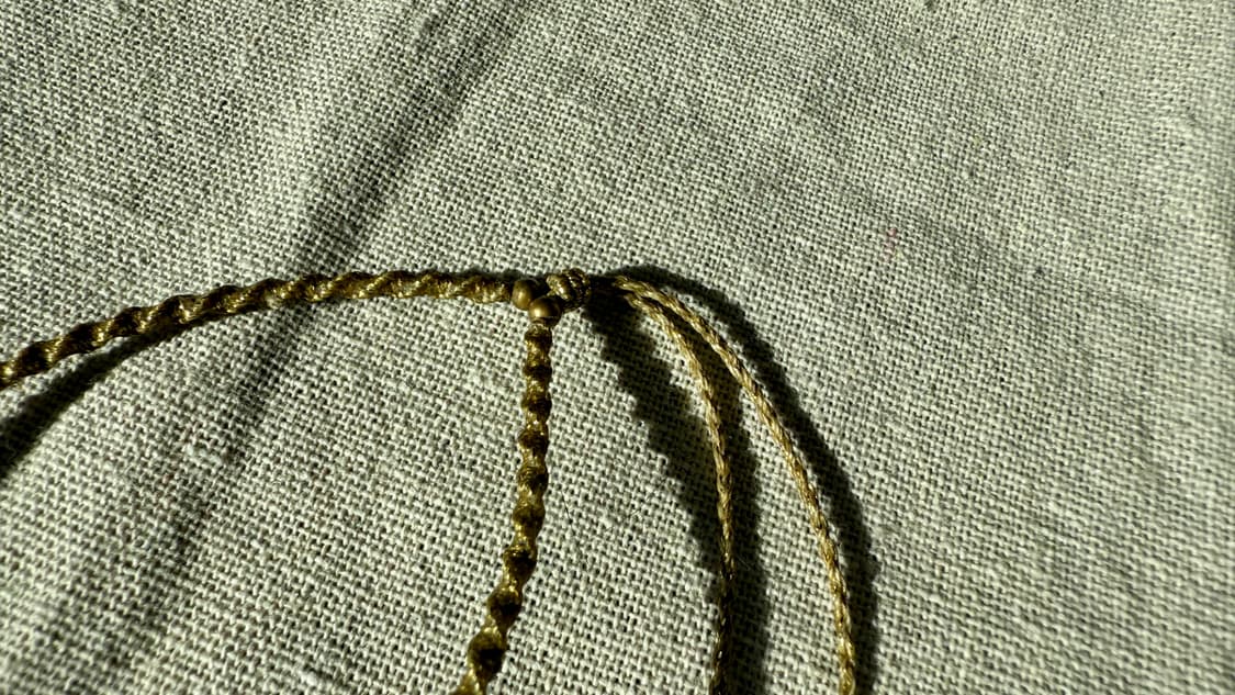 블루 문스톤 보헤미안 마크라메 원석 목걸이 상품이미지4