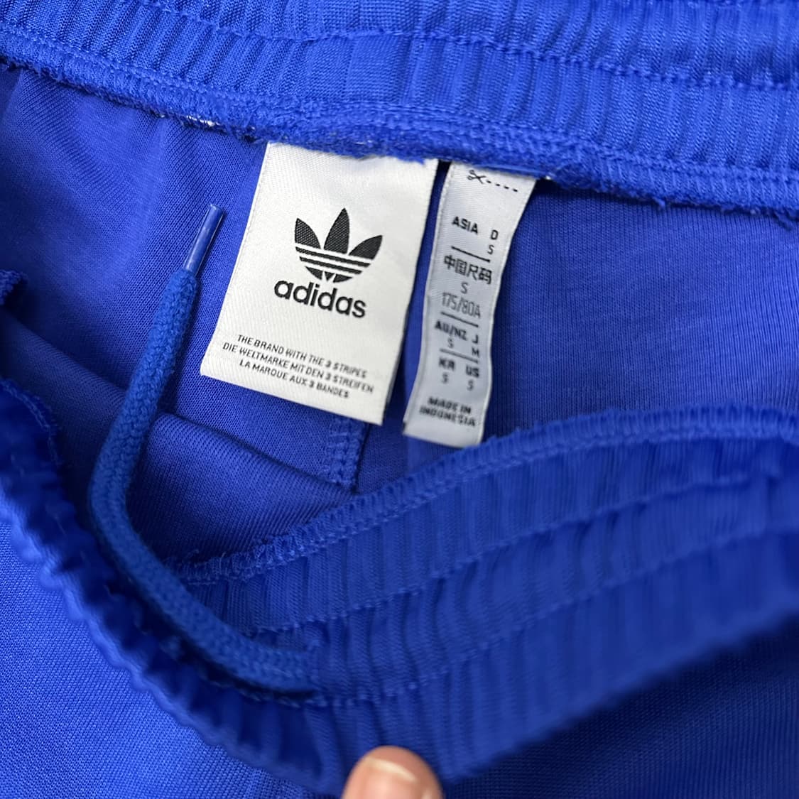 아디다스 파이어버드 추리닝 트레이닝복 운동복 바지 블루 S 상품이미지5