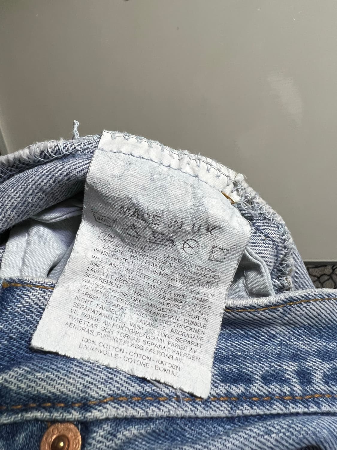 빈티지 리바이스 Made UK 데님 팬츠 상품이미지10