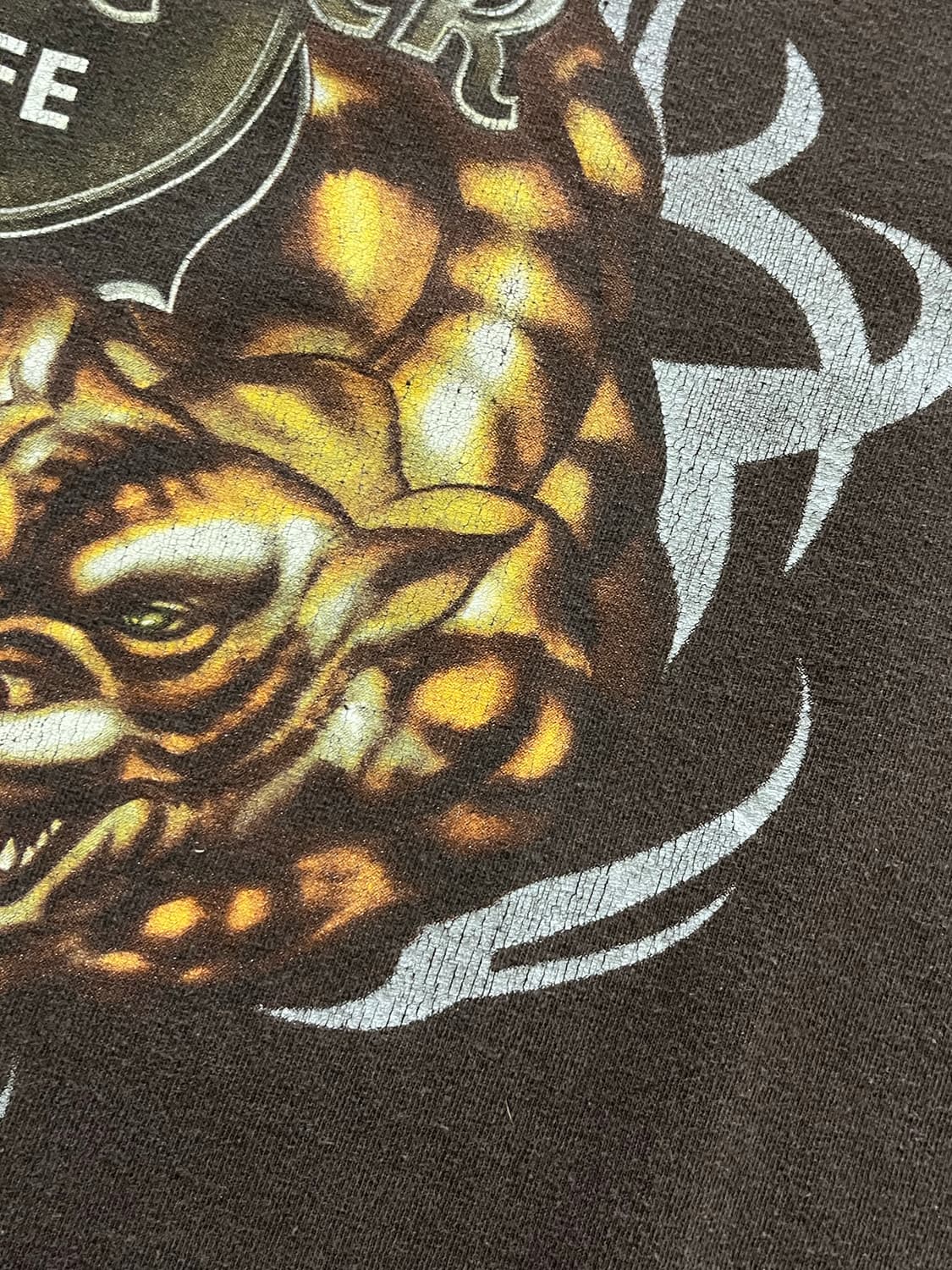 1990s Hard Rock Dragon&Tiger T Shirts 상품이미지4