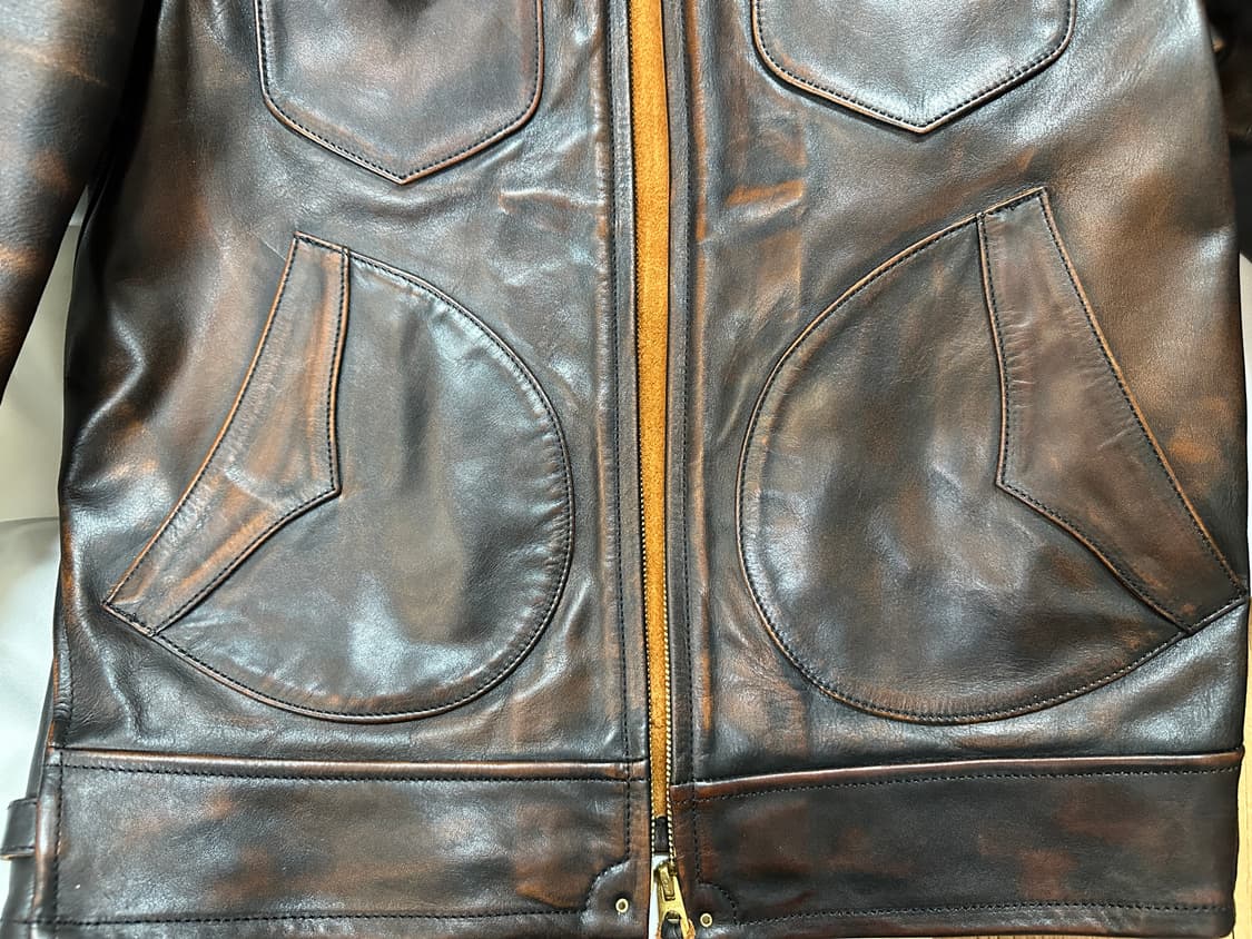 비스포크 홀스하이드 레더 말가죽 자켓 상품이미지4