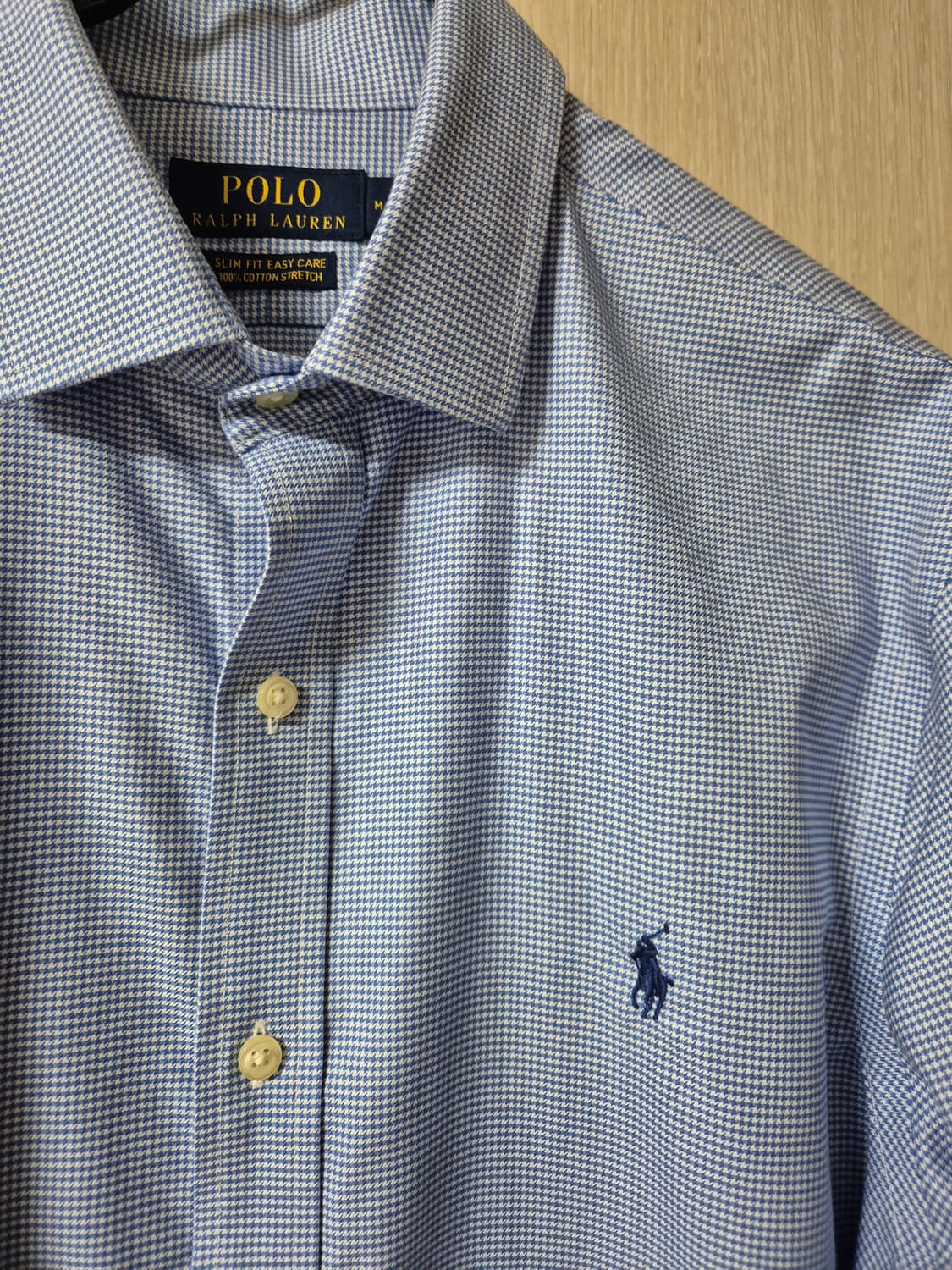 (정품) 폴로 랄프로렌 슬림핏 이지케어 셔츠 체크셔츠 16 상품이미지6
