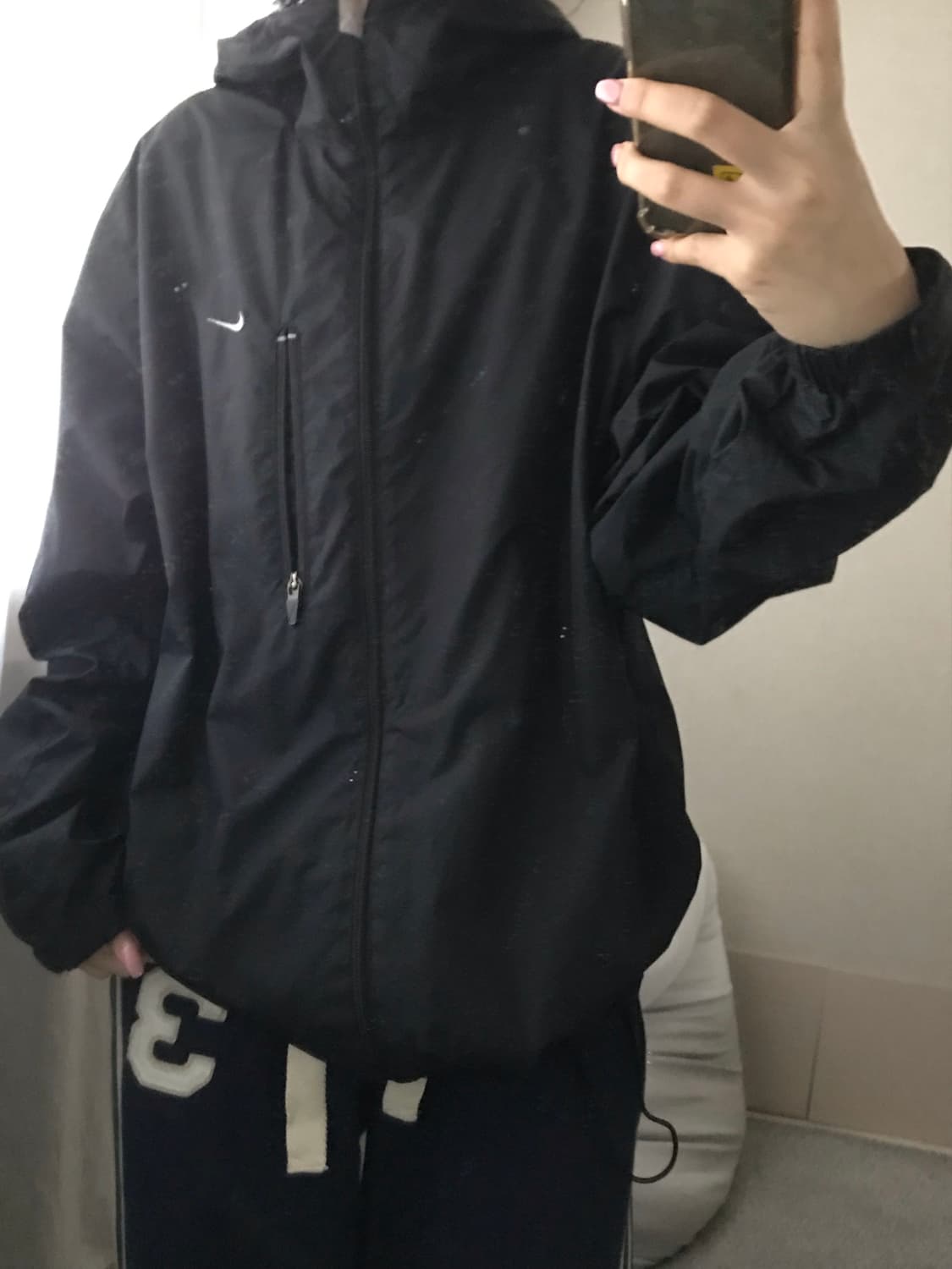 나이키 블랙 후드 바람막이 상품이미지4