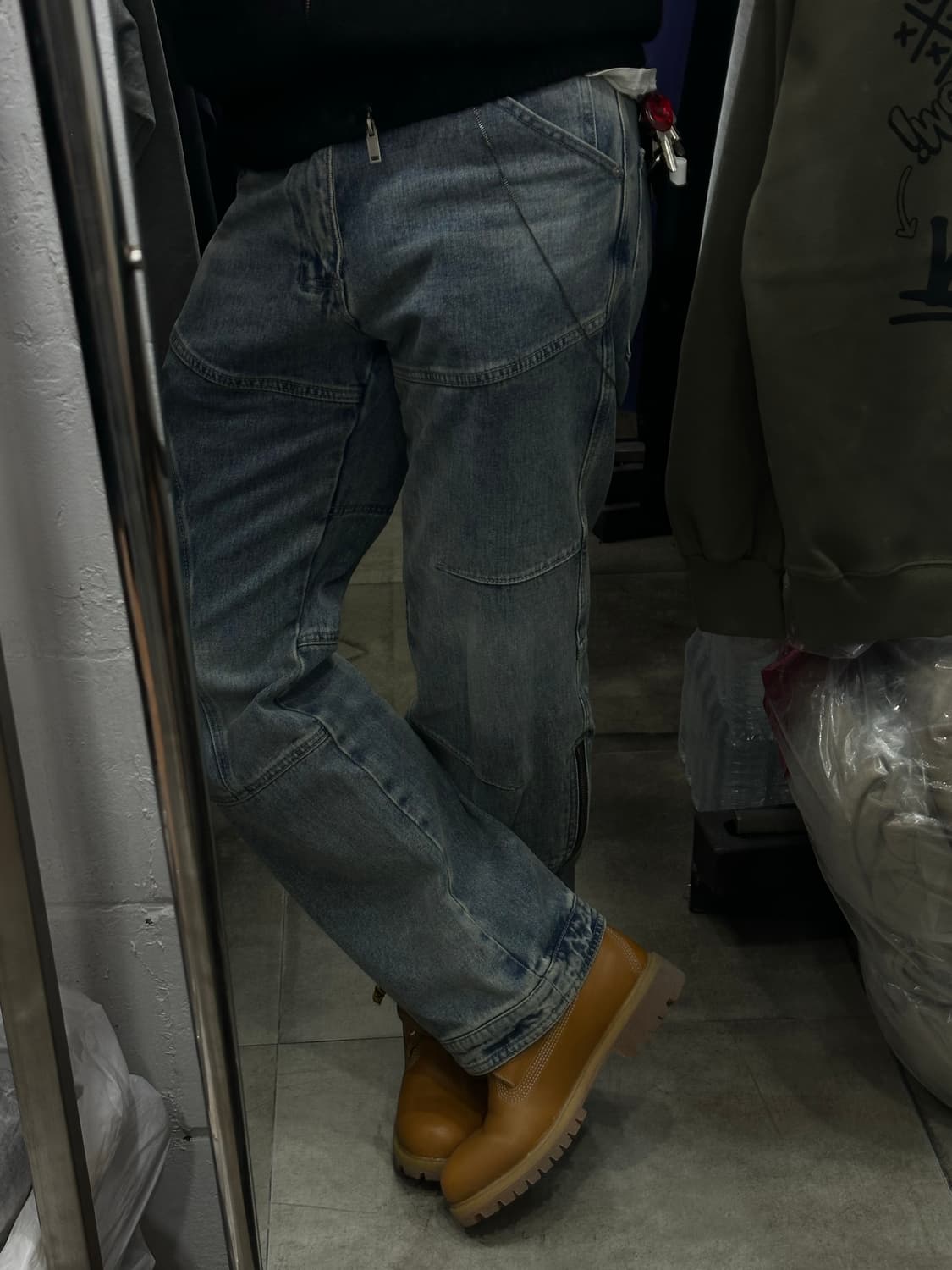 Black minimal chain - 미니멀 바지체인 블랙 상품이미지4