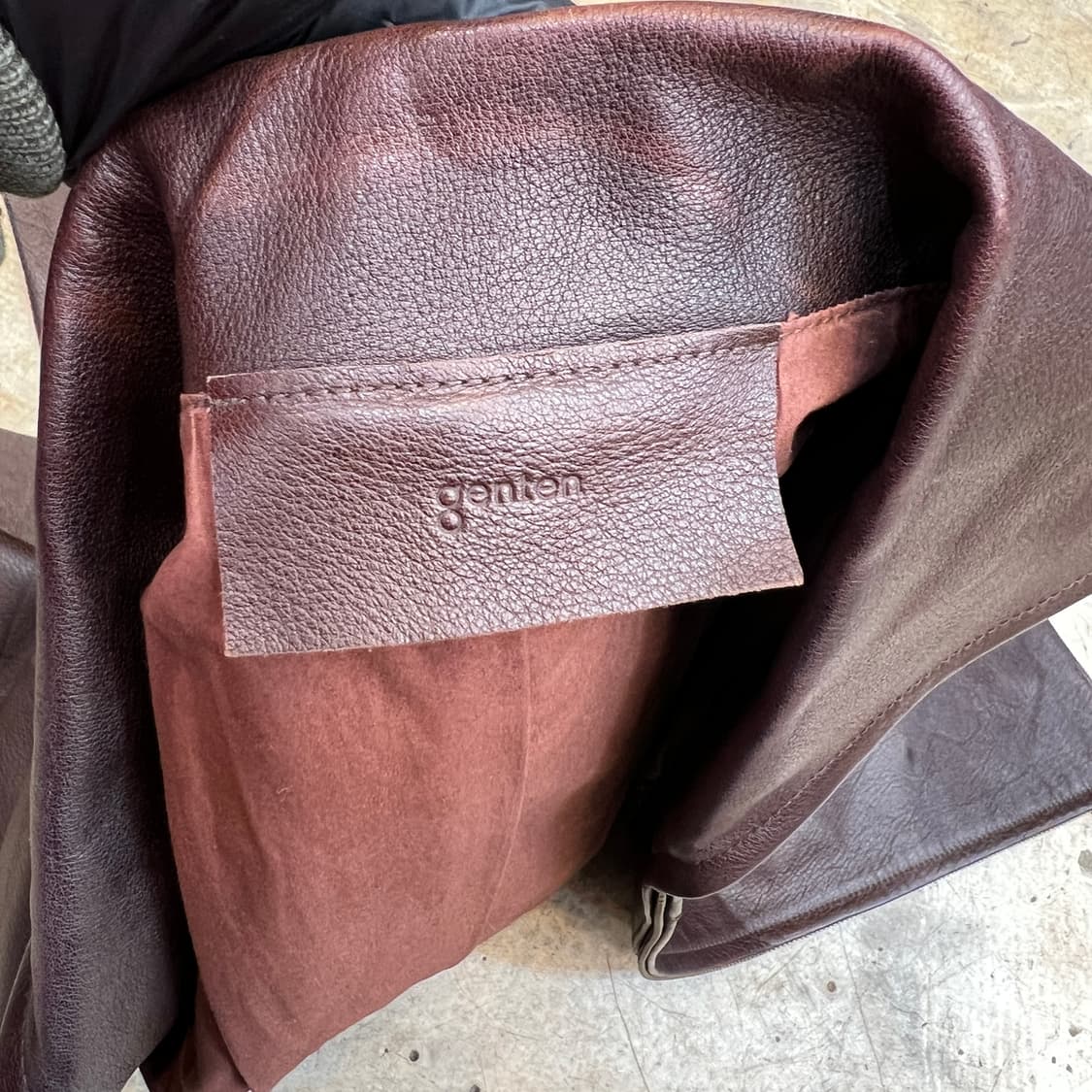 겐텐 레더 자켓 상품이미지7