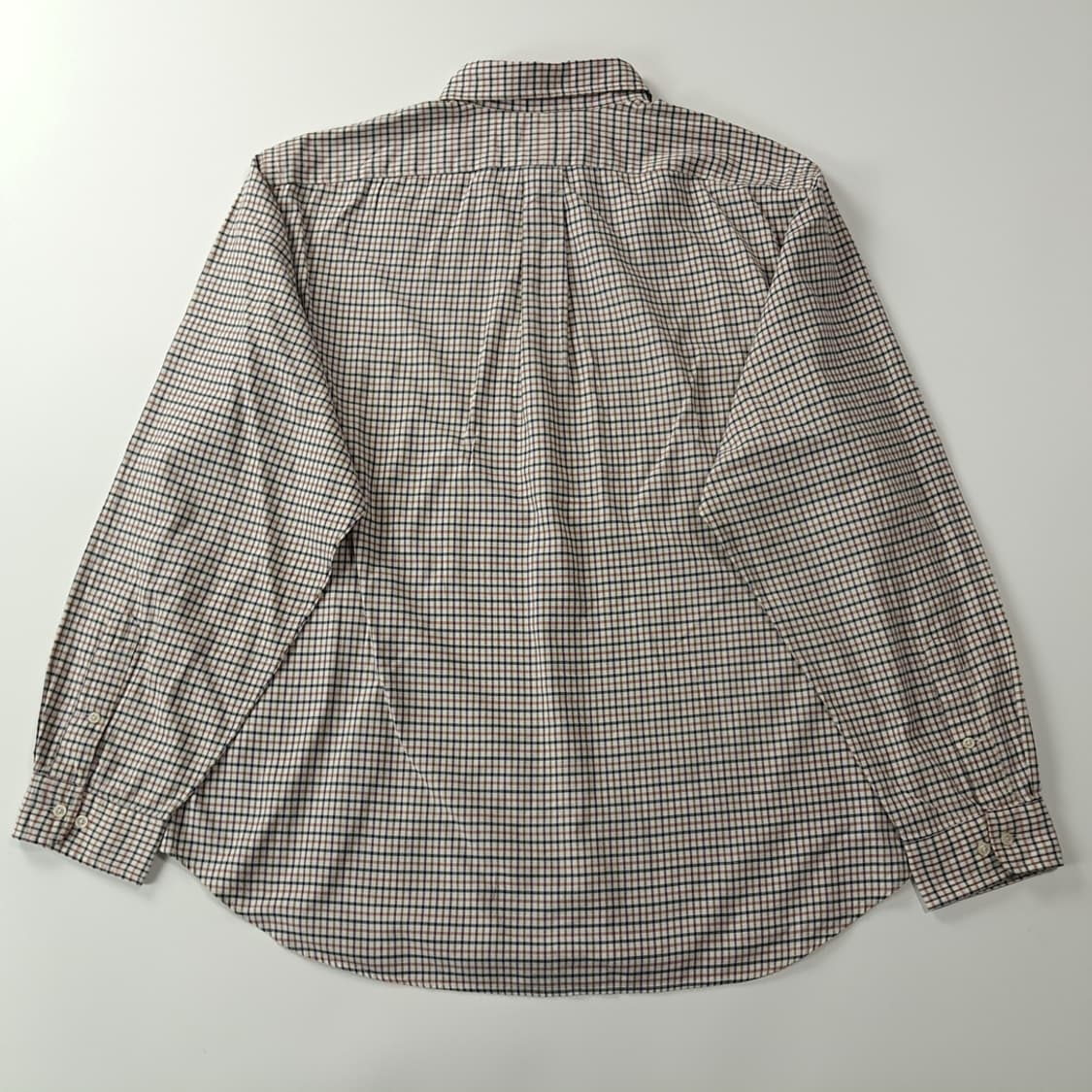 CK325 2XL 폴로 90s 홍콩판 마이크로 태터솔 체크 셔츠 남방 상품이미지6