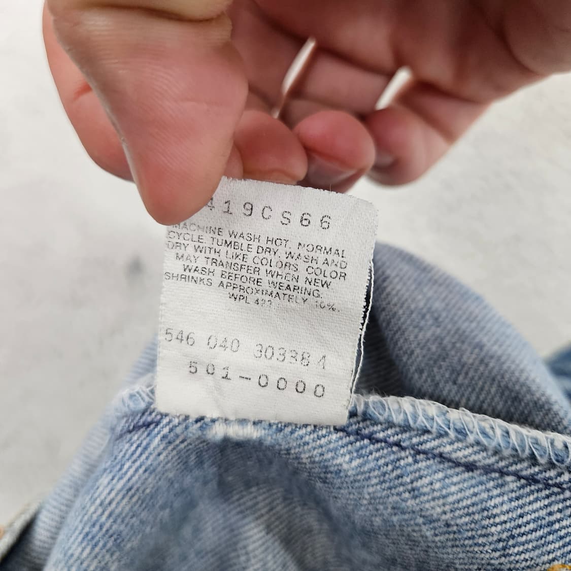 90s 리바이스 501 데님 34 36 Made in USA 상품이미지8