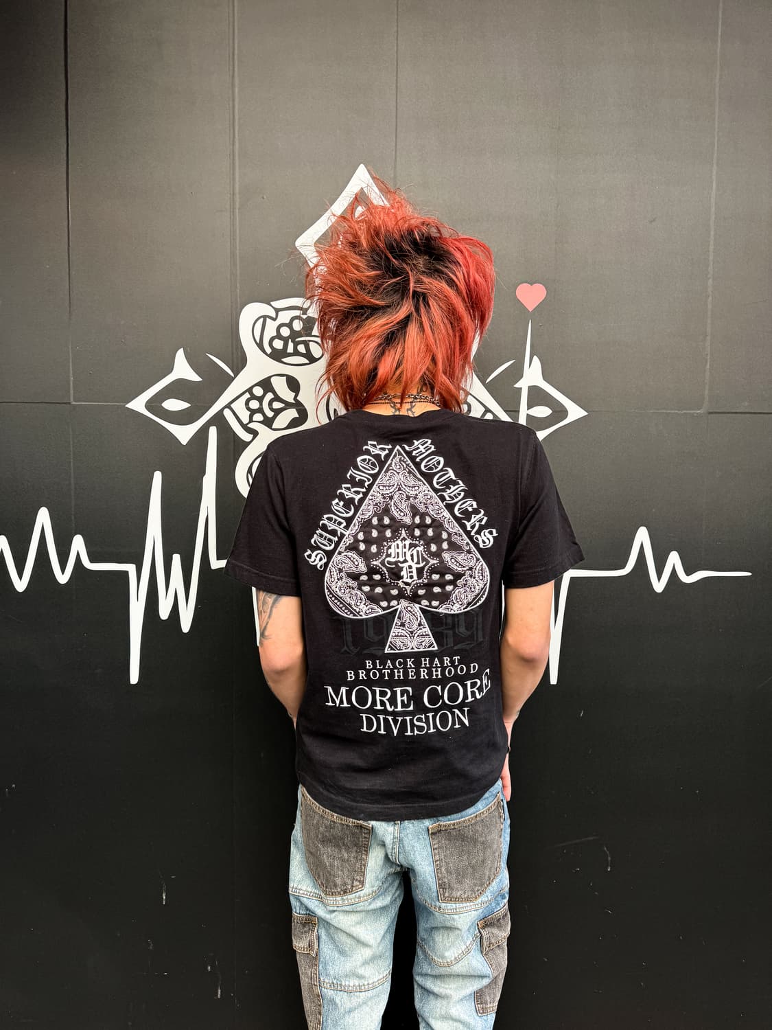 Black Hart T-shirt 상품이미지4