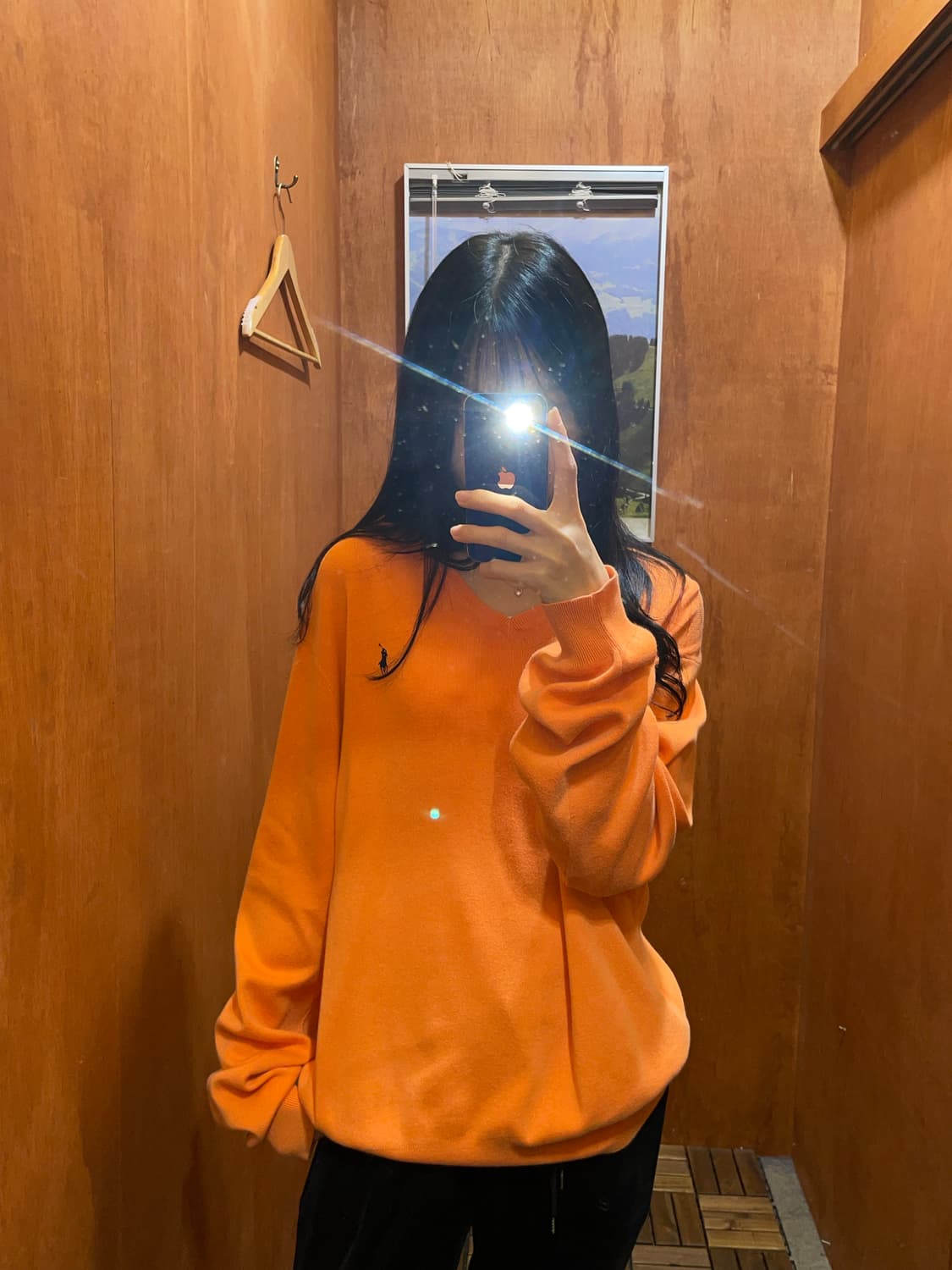 (L) POLO 폴로 랄프로렌 피마코튼 브이넥 니트 상품이미지1