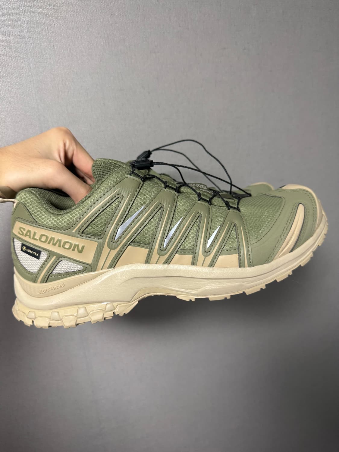 살로몬 XA 프로 3D GTX 딥 리쳔 그린 상품이미지1