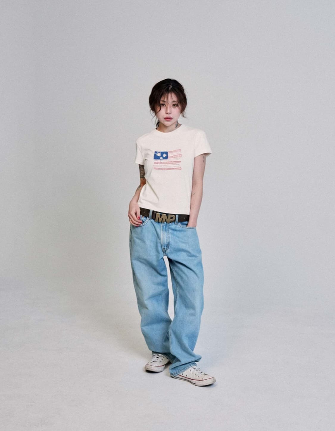 마이네임이즈피터 성조기 반팔 (w) 상품이미지2
