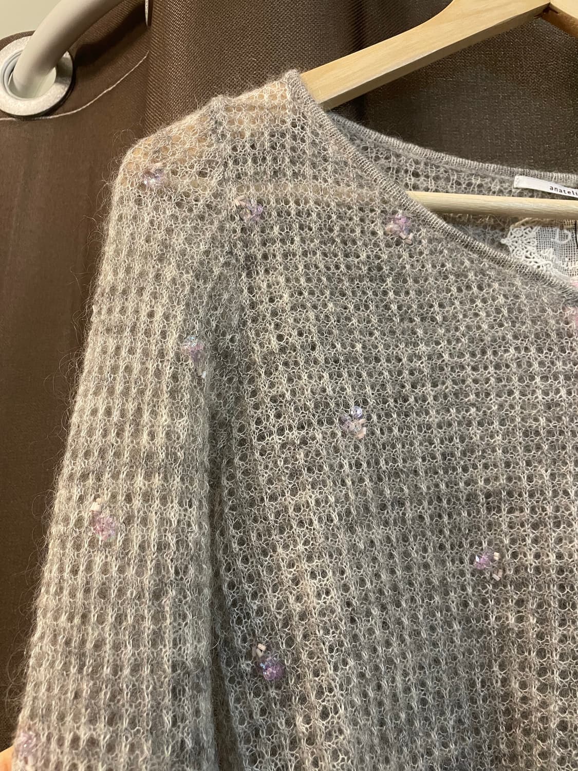 그레이 메쉬 니트 [무배] 상품이미지4