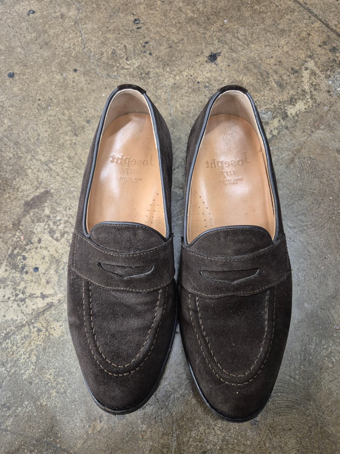 Joseph 117 스웨이드 로퍼 브라운 240 상품이미지2