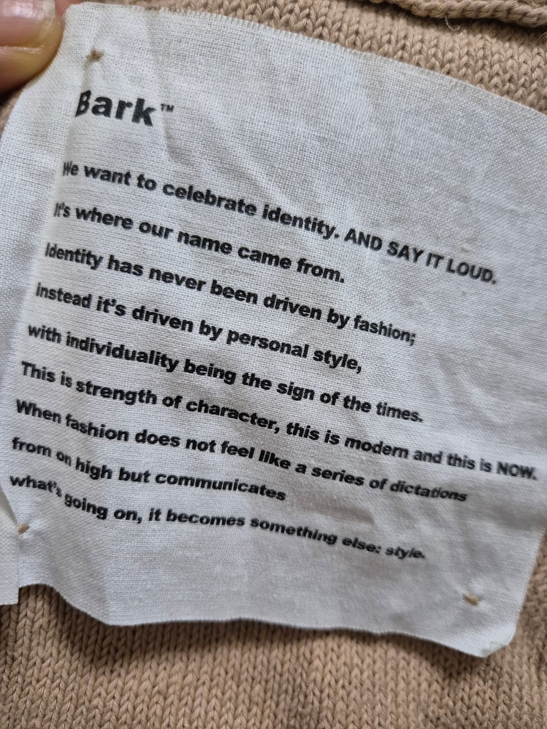 정품 Bark 바크 M-65 니팅 자켓 상품이미지7