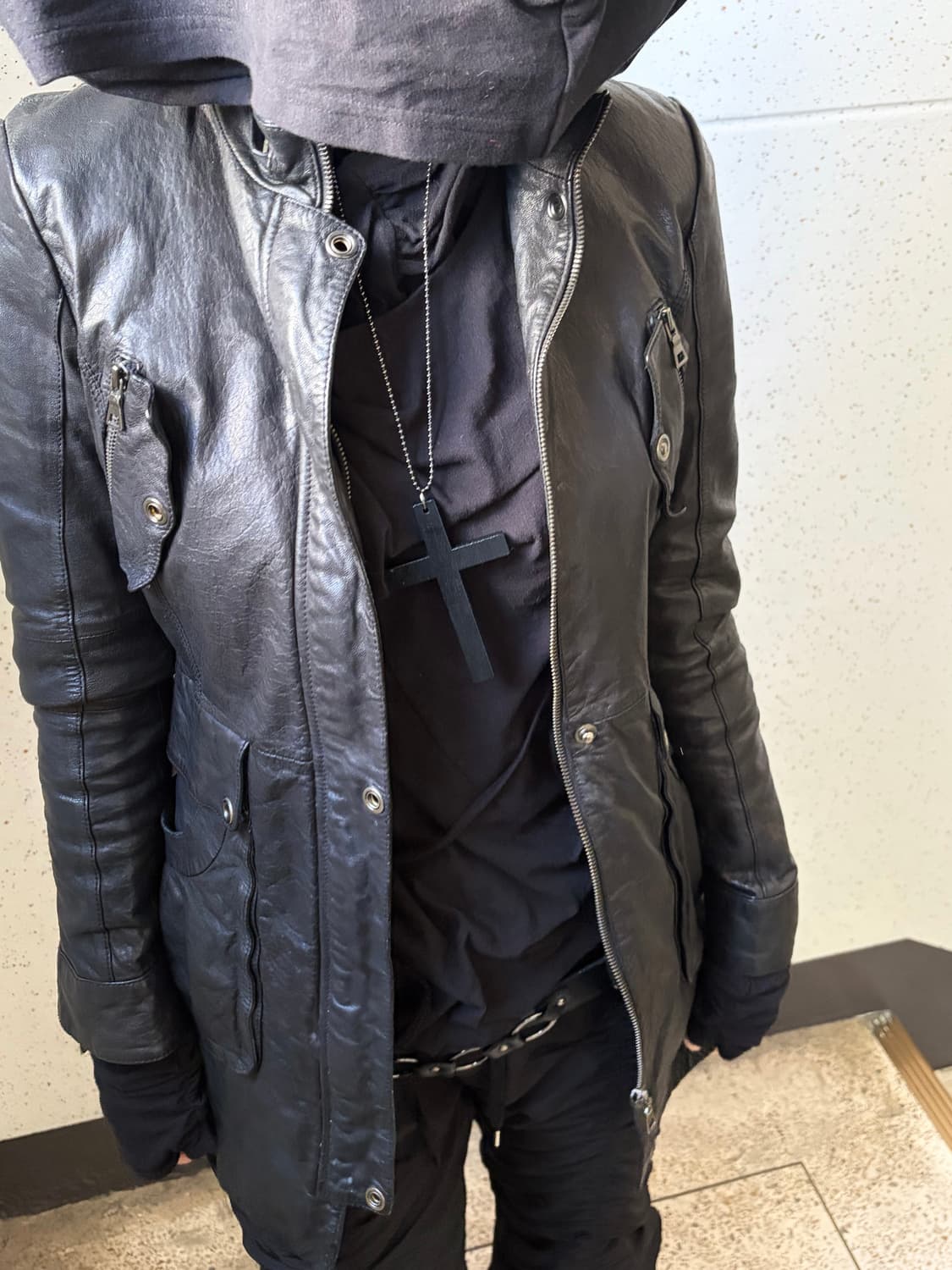 ITALY Sheepskin Leather Half Coat Jacket 상품이미지7