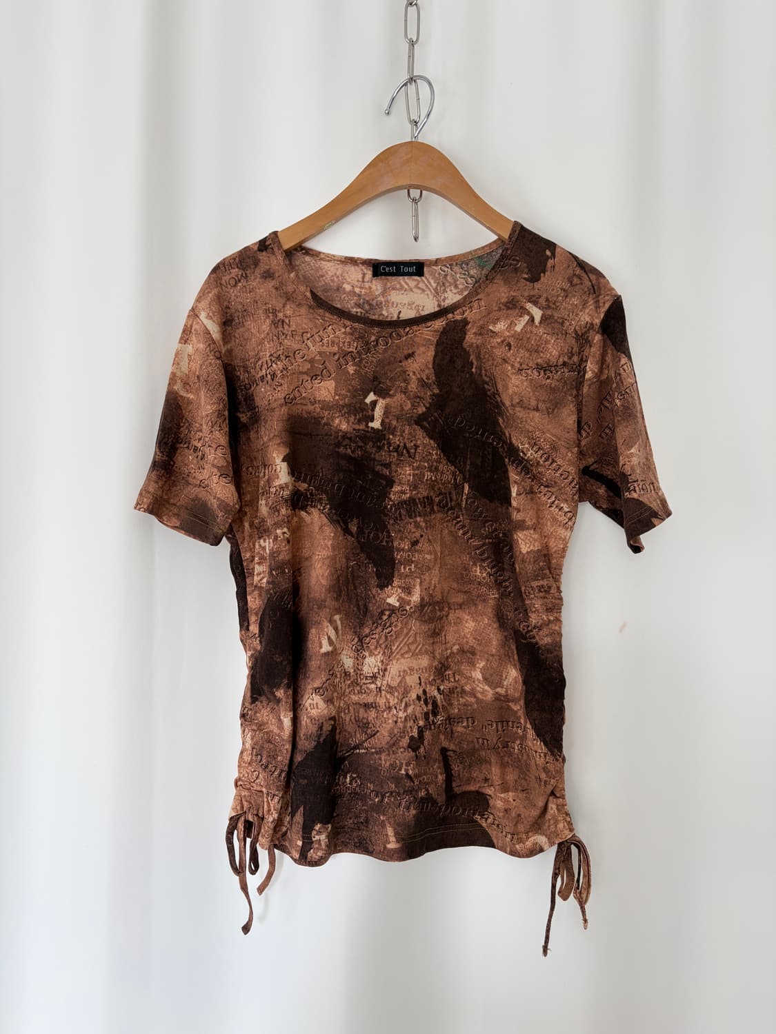 C'est Tout shirring top 상품이미지2