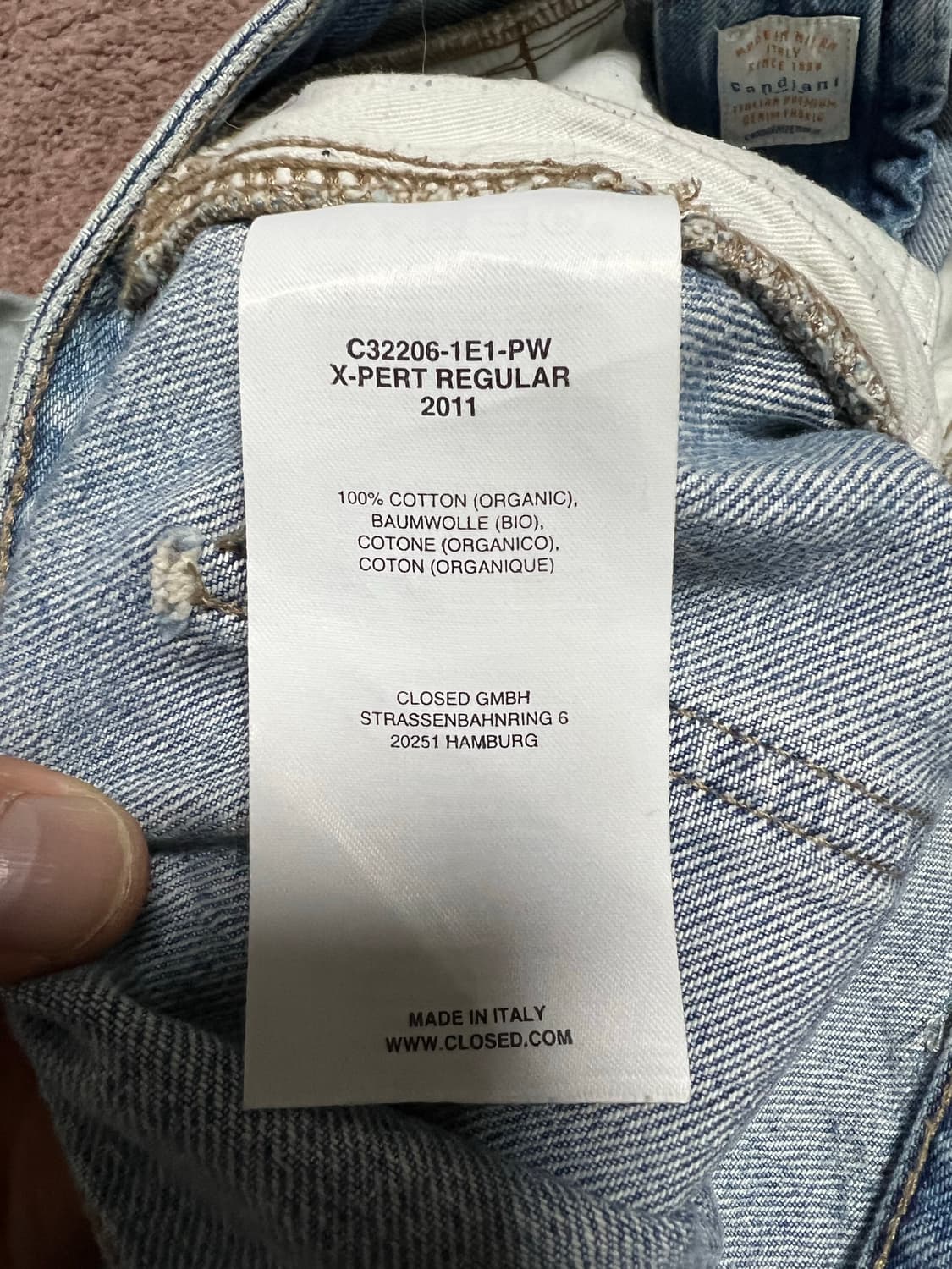 CLOSED 데미지 데님 팬츠 상품이미지5