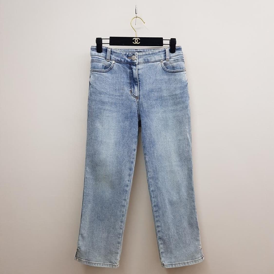 한섬 마인 2024 워싱 스트레이트 데님 팬츠 67-98사이즈 상품이미지3