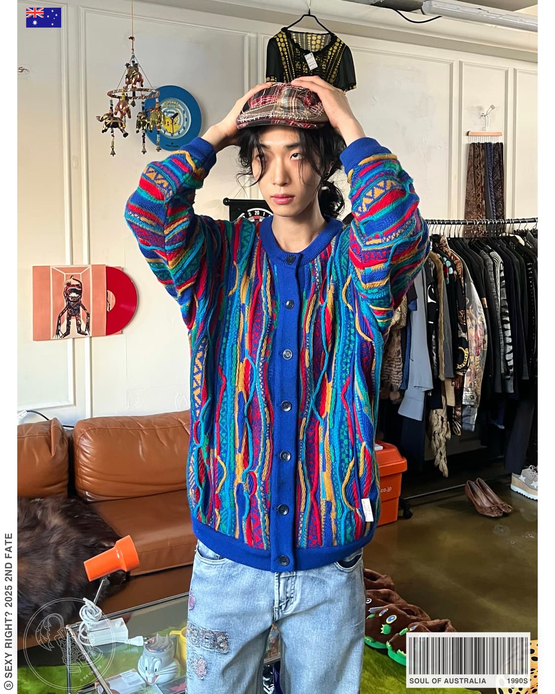 Soul of Australia Cable Wool Cardigan 상품이미지1